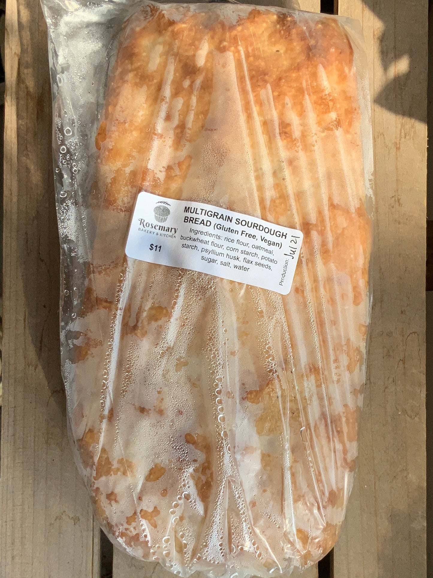 Rosemary Bakery & Kitchen Food - Fresh Multigrain GF/Vegan Sourdough Bread