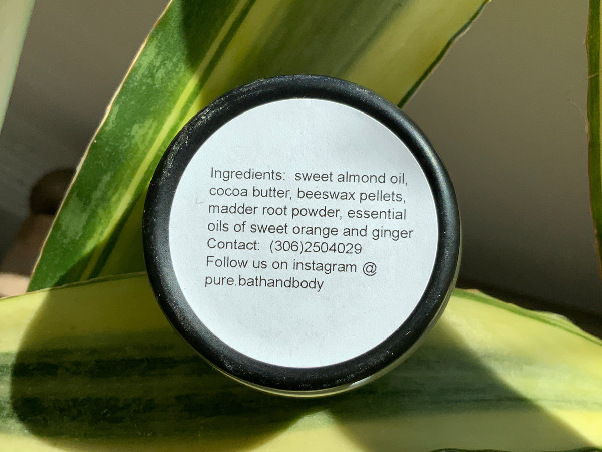 Pure Bath & Body - Tinted Lip Balm - Ginger Orange