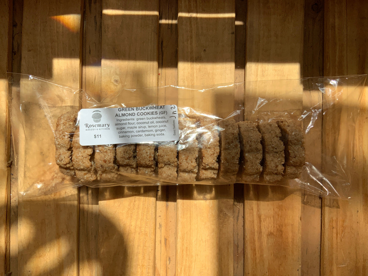 Rosemary’s Bakery - Green Buckwheat Almond Cookies