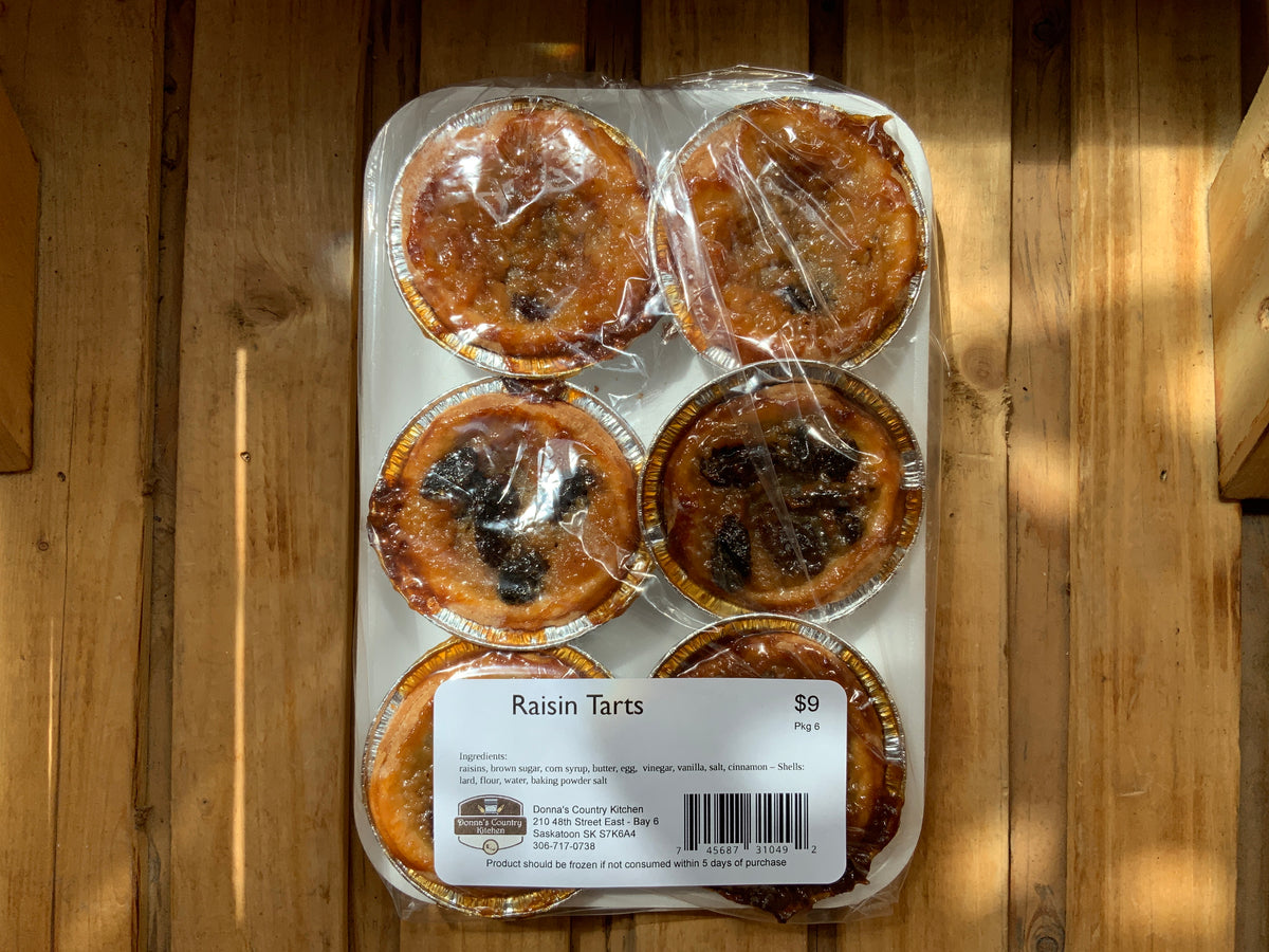 Donna's Country Kitchen - Raisin Tarts - 6/pkg