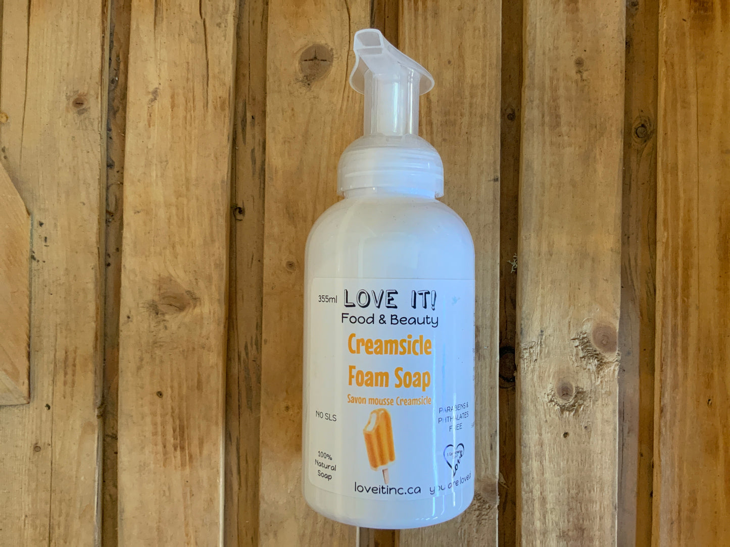 Love it Food & Beauty Inc. - Foaming Hand Soap - Creamsicle