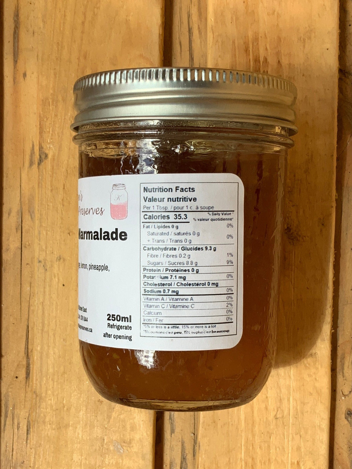 Kristen’s Preserves - Marmalade - Pearadise