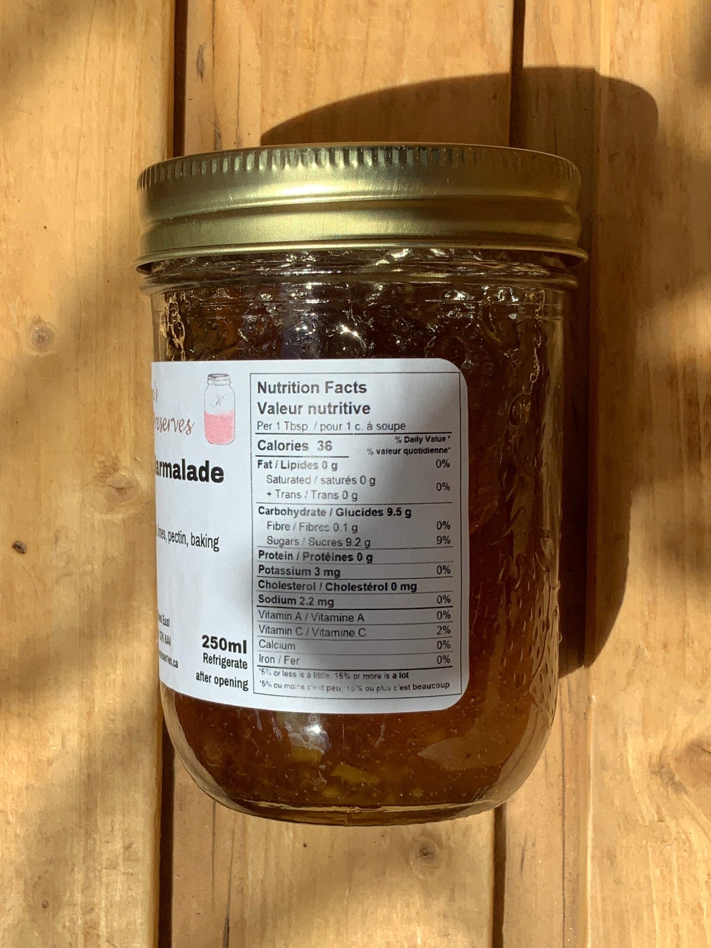 Kristen’s Preserves - Lemon Lime Marmalade
