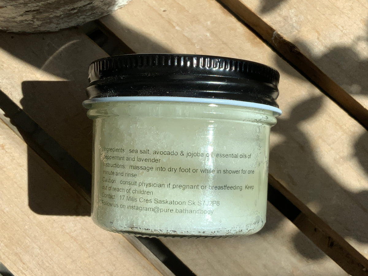 Pure Bath & Body - Mint Lavender Foot Scrub