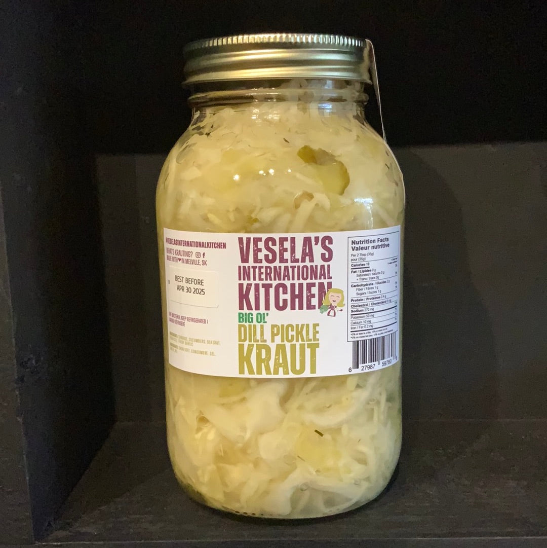 Vesela’s - Large Kraut - Dill Pickle