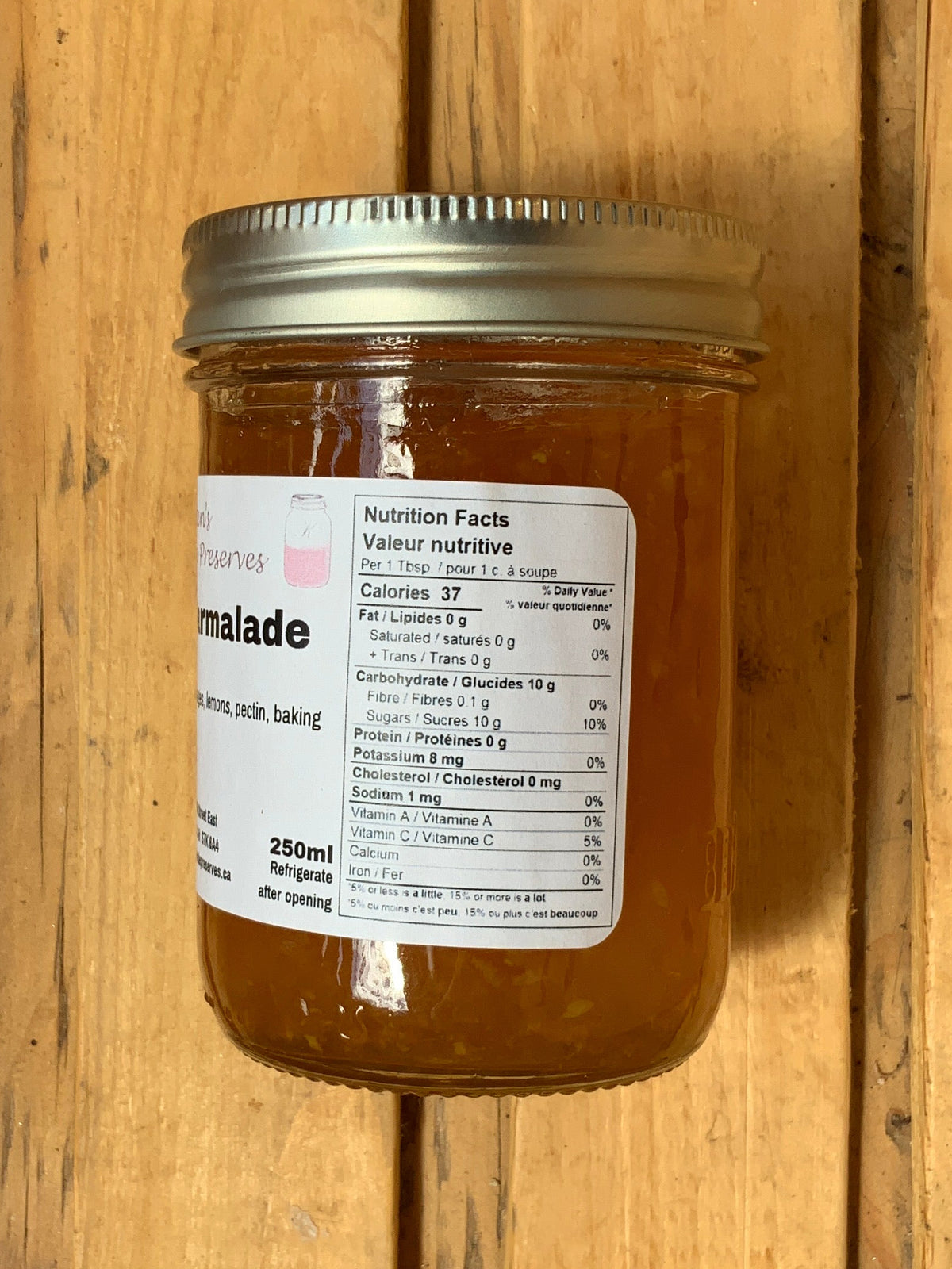 Kristen’s Preserves - Marmalade - Orange