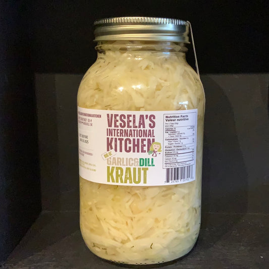 Vesela’s - Large Kraut - Garlic Dill