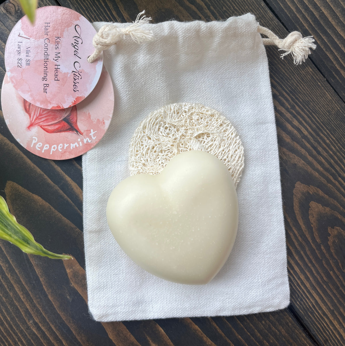 Angel Kisses - “Kiss My Head” Hair Conditioner - Large - Peppermint