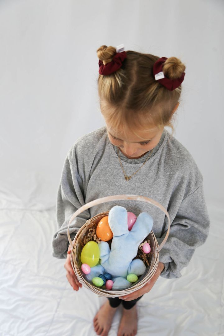 Blue Hot/Cold Therapy Bunny Created Mother handmade & curated by Tanis Harder based out of Winnipeg, MB.