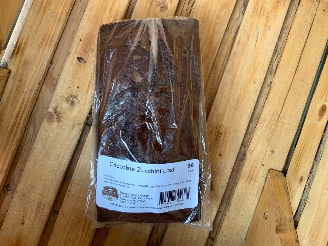 Donna's Country Kitchen - Loaves - Chocolate Zucchini Loaf