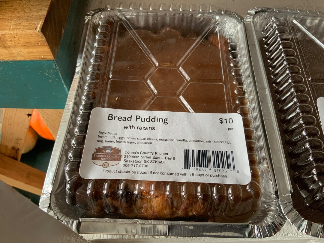 Donna's Country Kitchen - Bread Pudding With Raisins