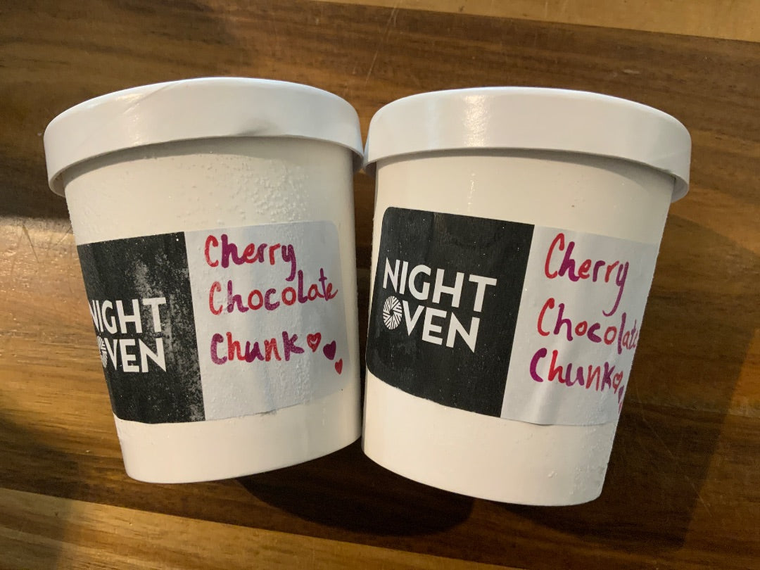 The Night Oven - Cherry Chocolate Chunks - Ice Cream