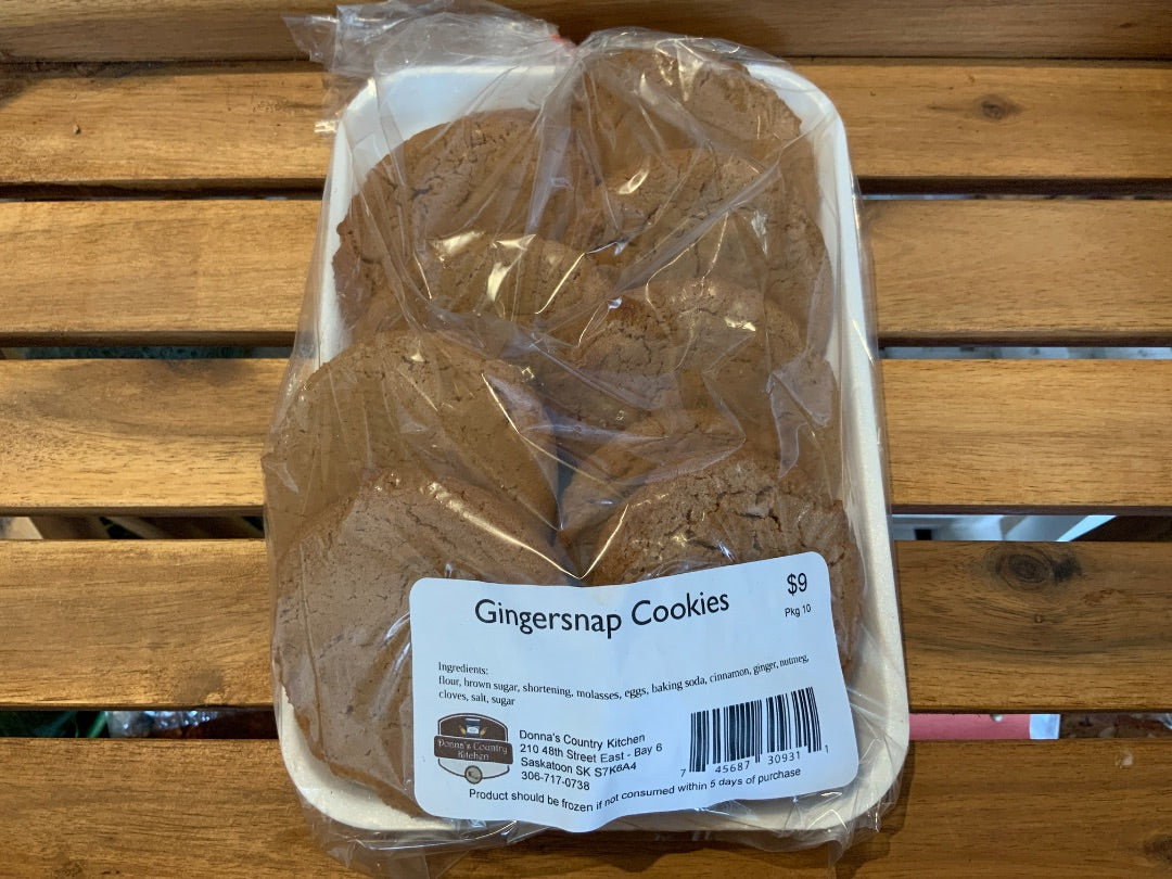 Donna’s Country Kitchen - Cookies - Gingersnap
