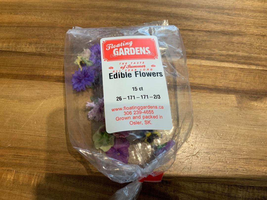 Floating Gardens - Mixed Variety Edible Flowers - 15 ct