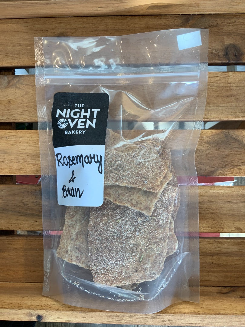 The Night Oven - Rosemary Bran Crackers