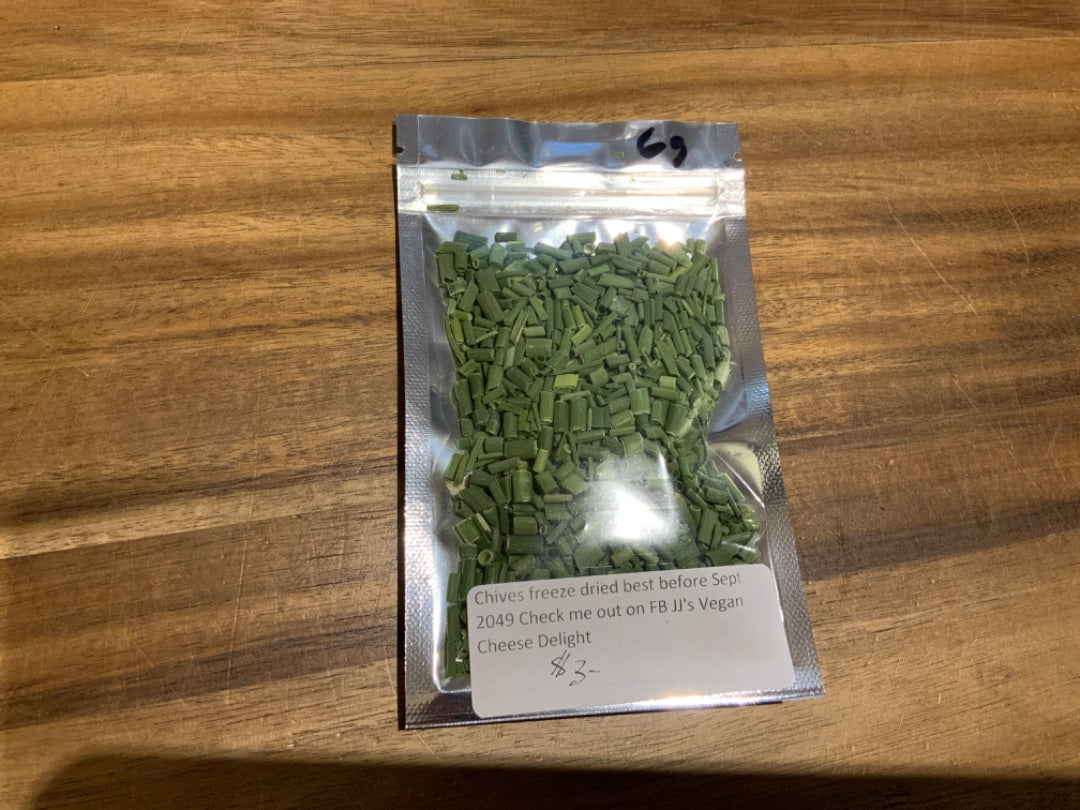 JJ's Vegan Cheese - Freeze Dried Chives 6g