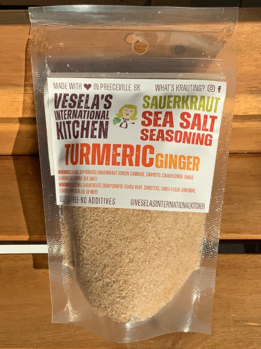 Vesela's International Kitchen - Sea Salt - Turmeric Ginger