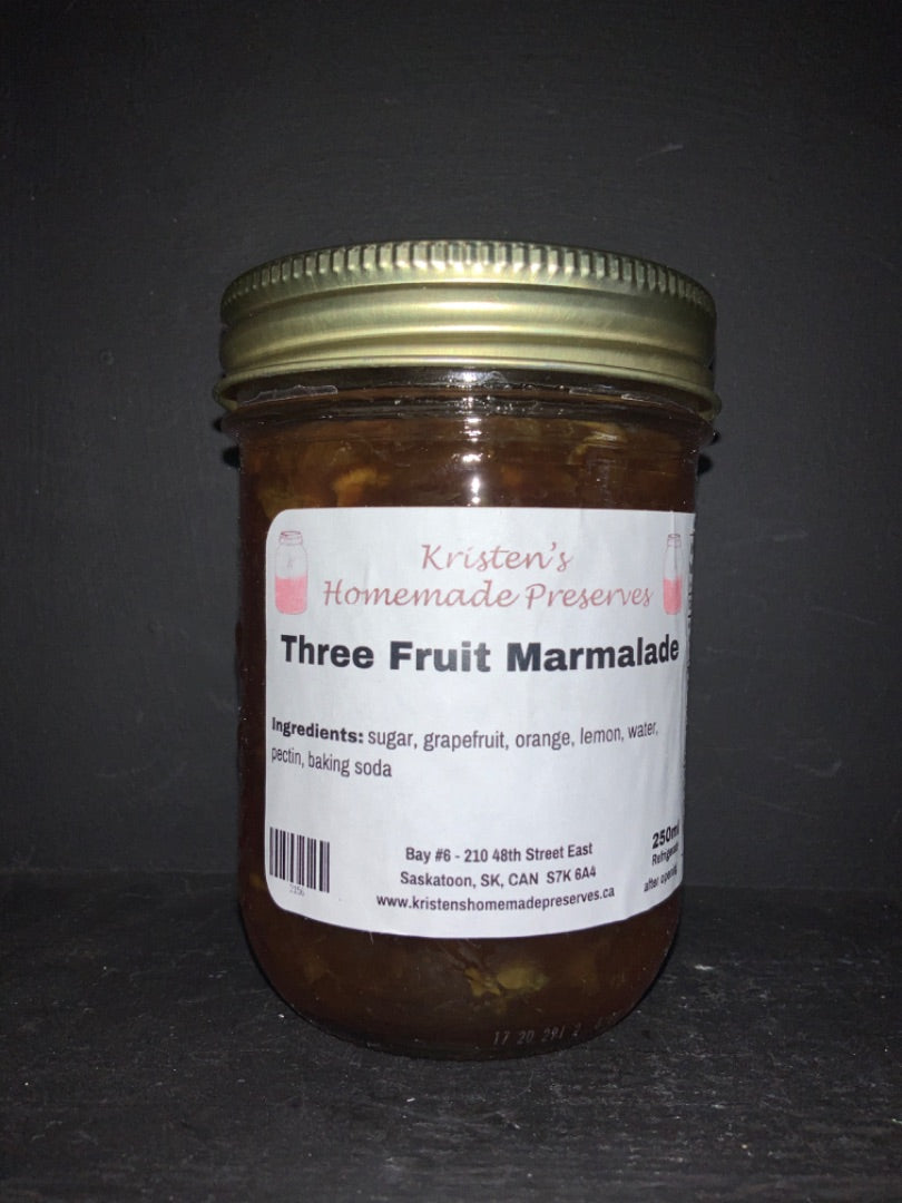 Kristen’s Preserves - Three Fruit Marmalade