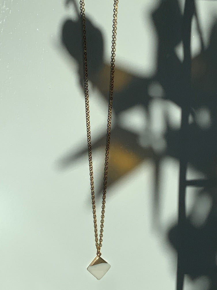 Kia Rae Jewellery - Stainless Steel Necklace w/Shell