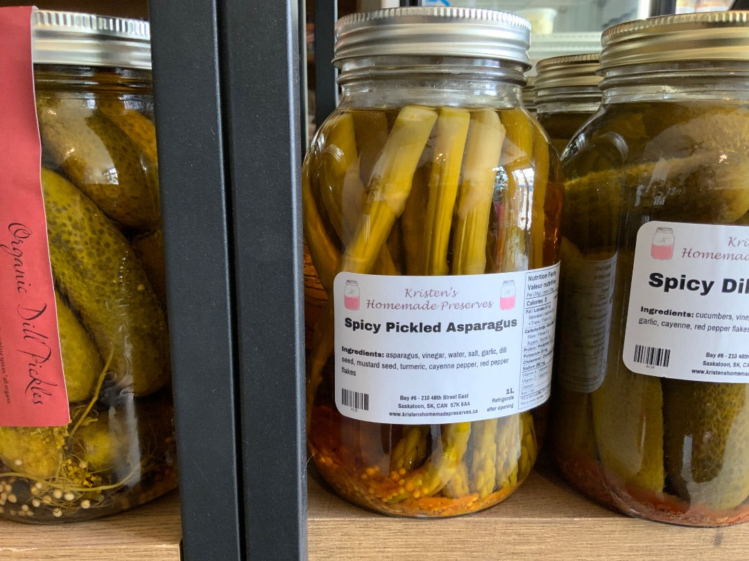 Kristen’s Preserves - Preserves - Spicy Pickled Asparagus (1L)