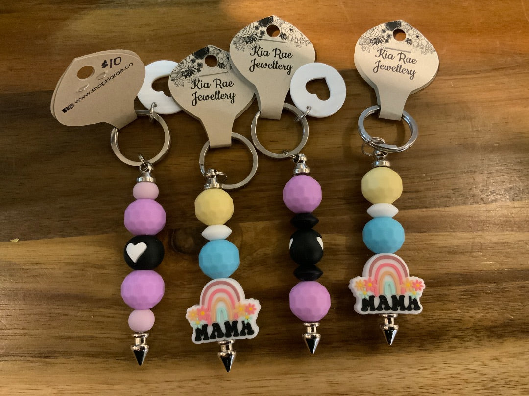 Kia Rae Jewellery - Silicone Beaded Keychain