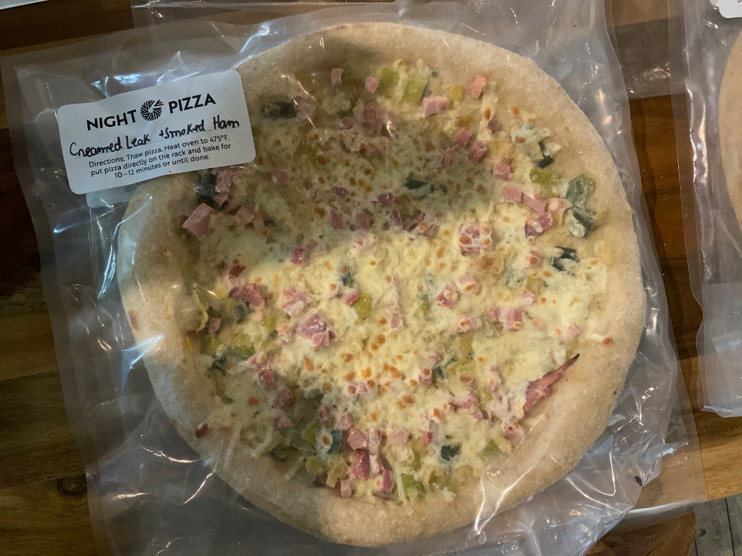 The Night Oven - Pizza - Creamed Leek & Smoked Ham