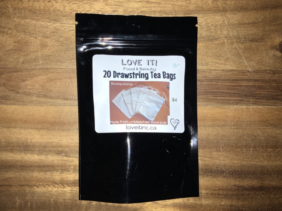 Love It - Drawstring Tea Bags - Small