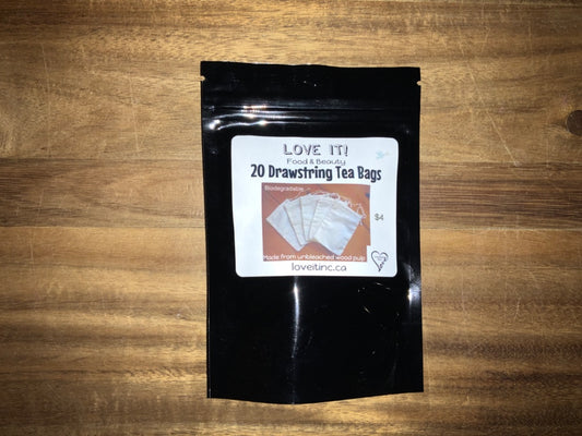 Love It - Drawstring Tea Bags - Small