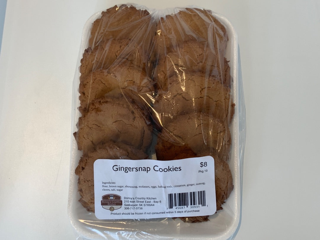 Donna’s Country Kitchen - Cookies - Gingersnap