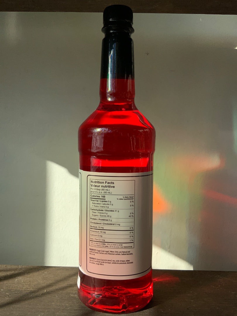 Powerhouse Endeavours - Simps Simple Syrup - Strawberry