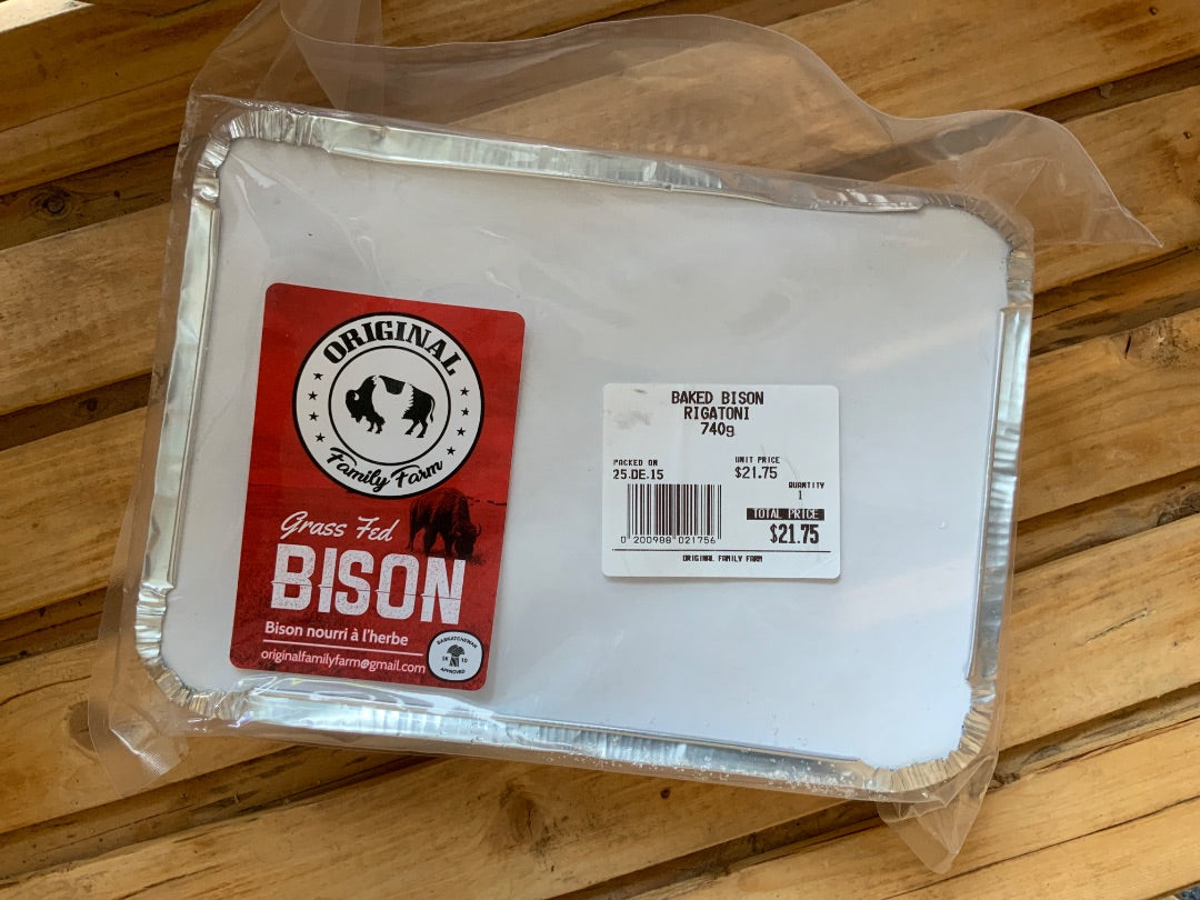 Original Family Farms - Bison Baked Rigatoni