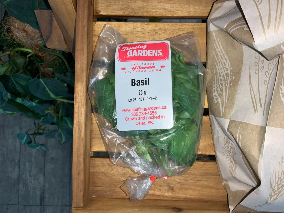 Floating Gardens - Fresh Herbs - Basil (25g)