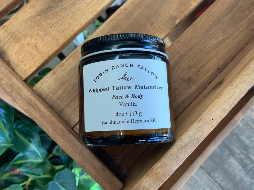 Tobin Ranch Tallow Whipped Tallow Moisturizer - Vanilla