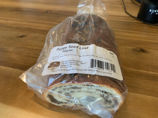 Donna's Country Kitchen - Loaves - Poppyseed Loaf (Regular)