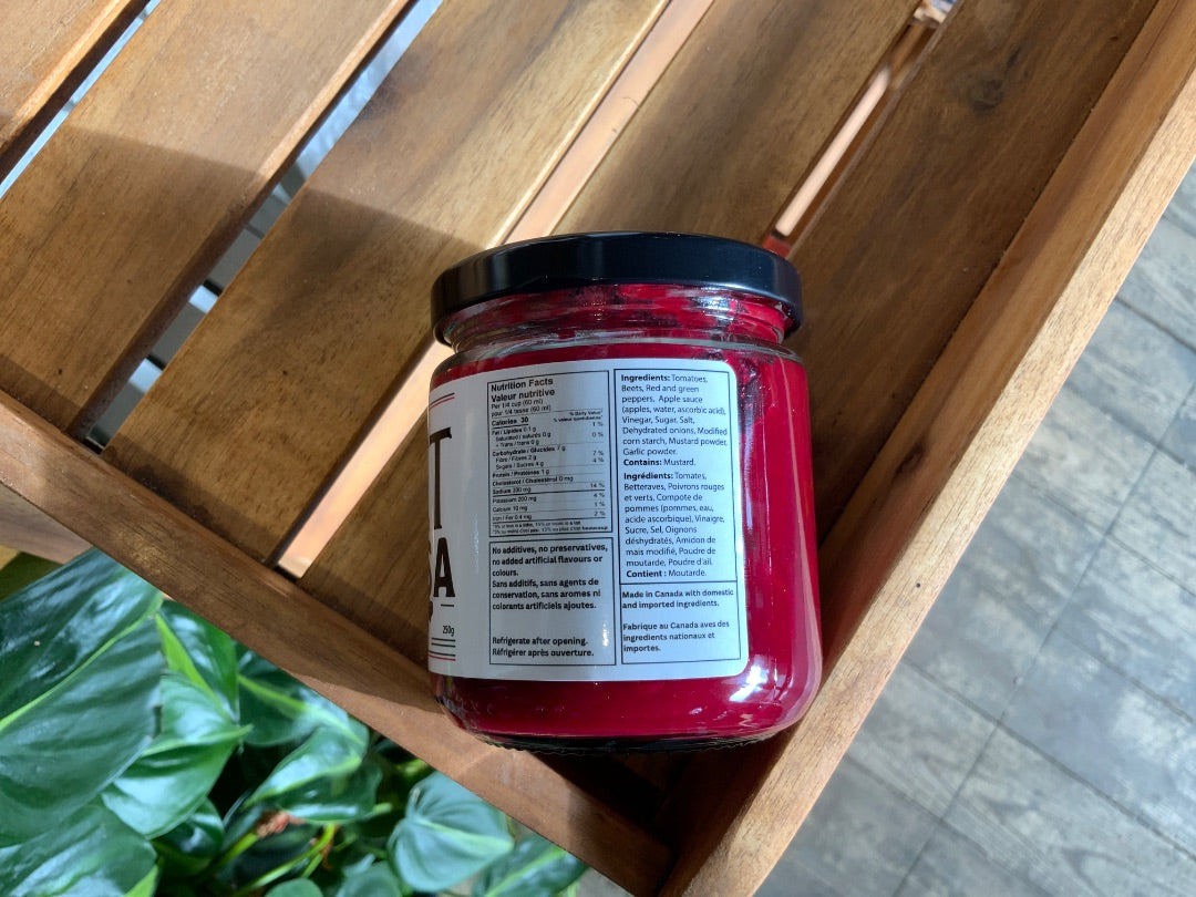 Brooks Beet Salsa - Stocking Stuffer - 250ml Spicy
