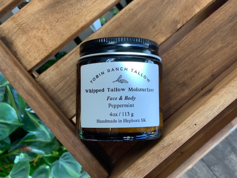 Tobin Ranch Tallow - Whipped Tallow Moisturizer - Peppermint