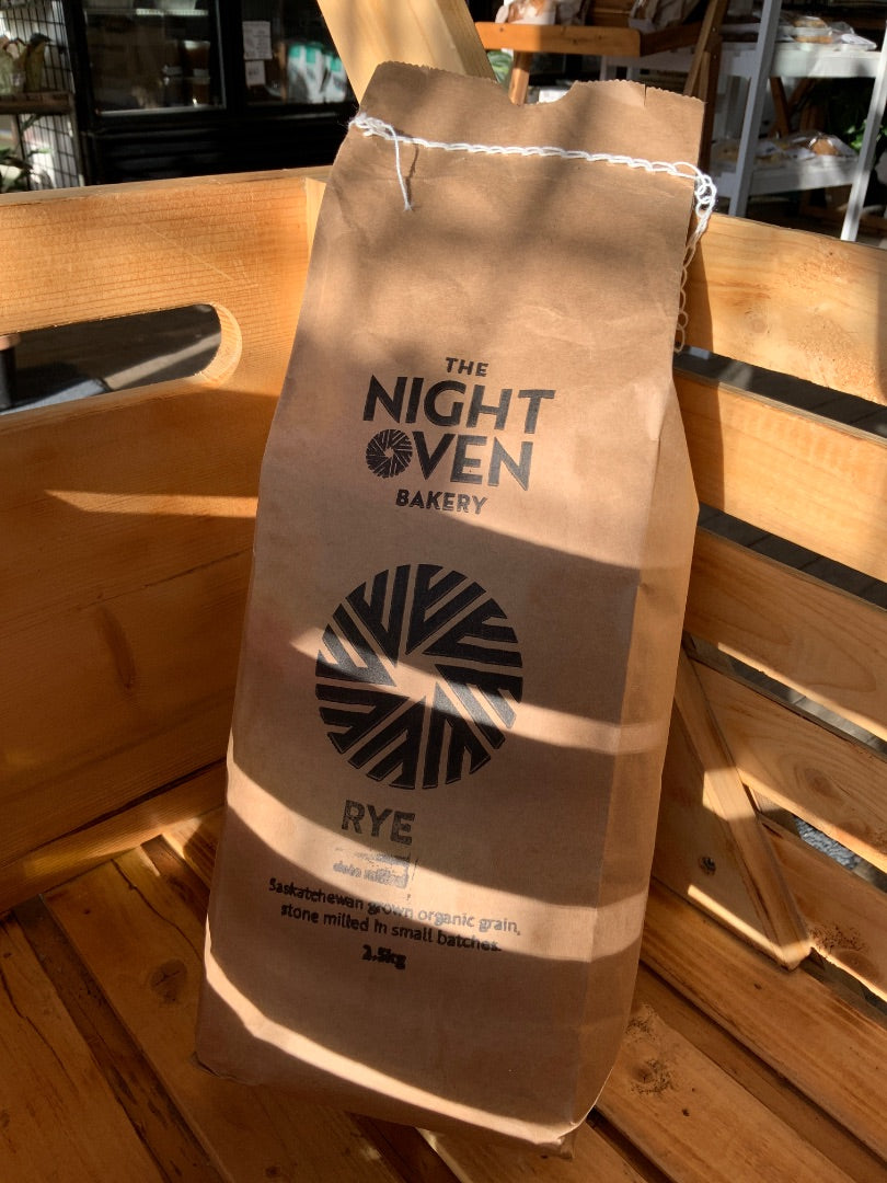 The Night Oven - Organic Stone Milled Flour - Rye