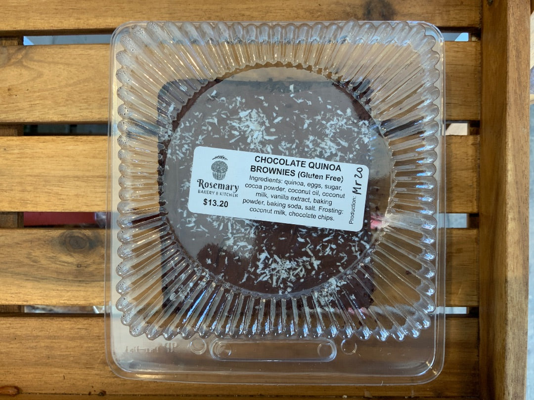 Rosemary’s Bakery - Chocolate Quinoa Brownies