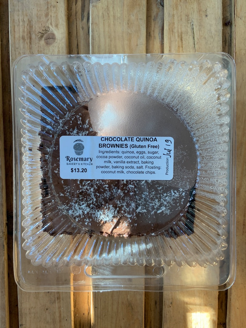 Rosemary Bakery & Kitchen - Frozen Chocolate Quinoa Brownies