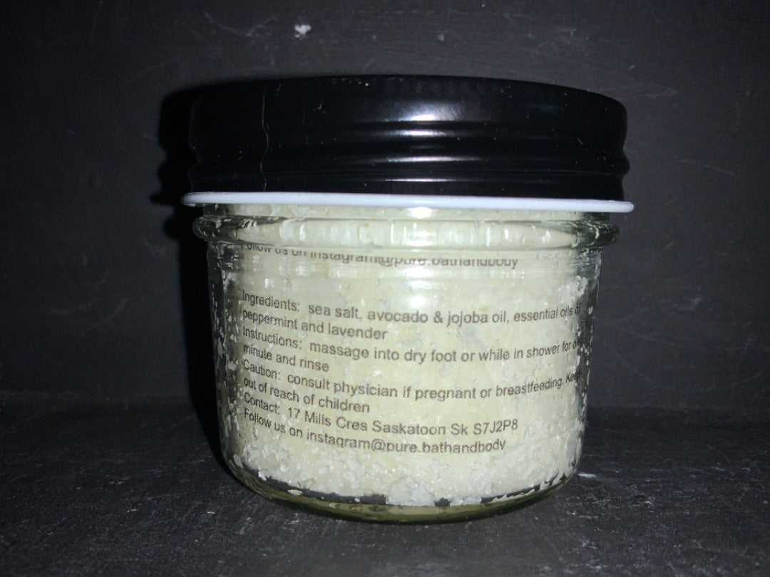 Pure Bath & Body - Mint Lavender Foot Scrub