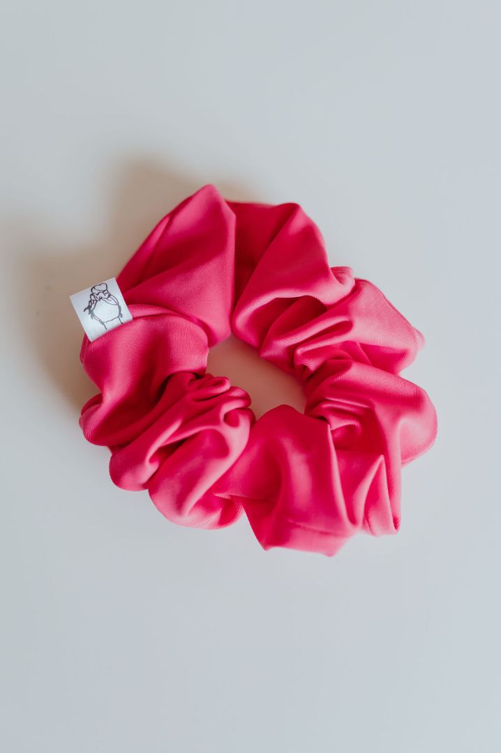 Pink SWIM Scrunchie Created Mother , Large