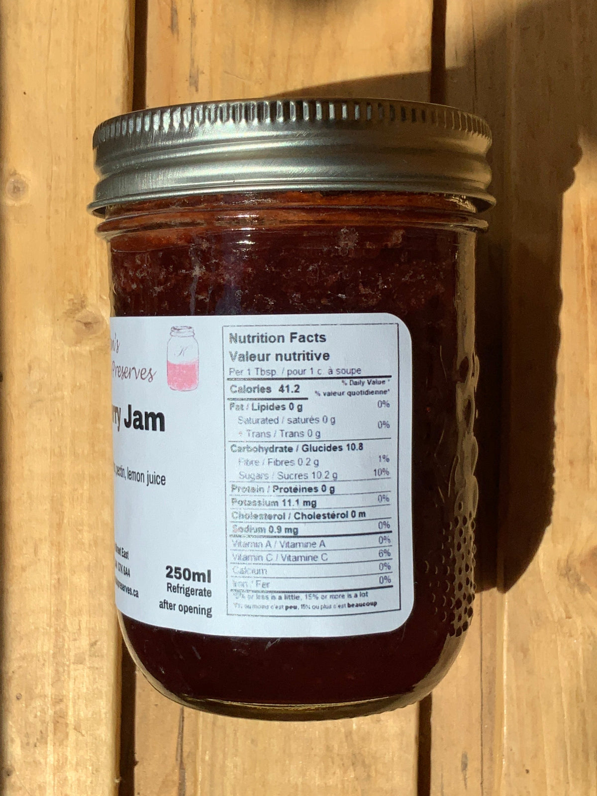 Kristen’s Preserves - 250ml Jam - Strawberry
