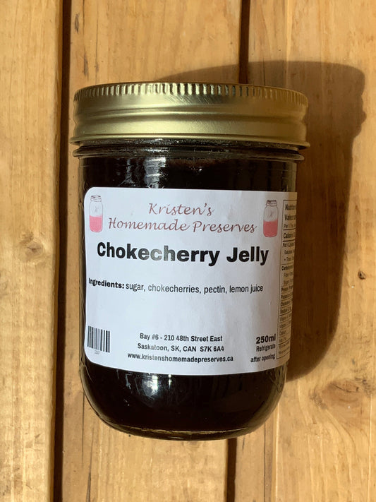 Kristen’s Preserves - 250ml Jelly - Chokecherry