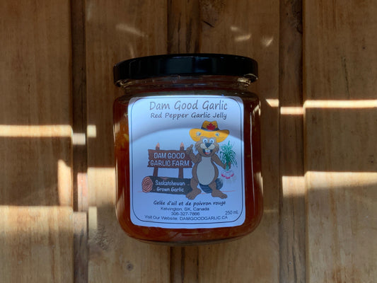 Dam Good Garlic - Garlic Pepper Jelly - Red Pepper