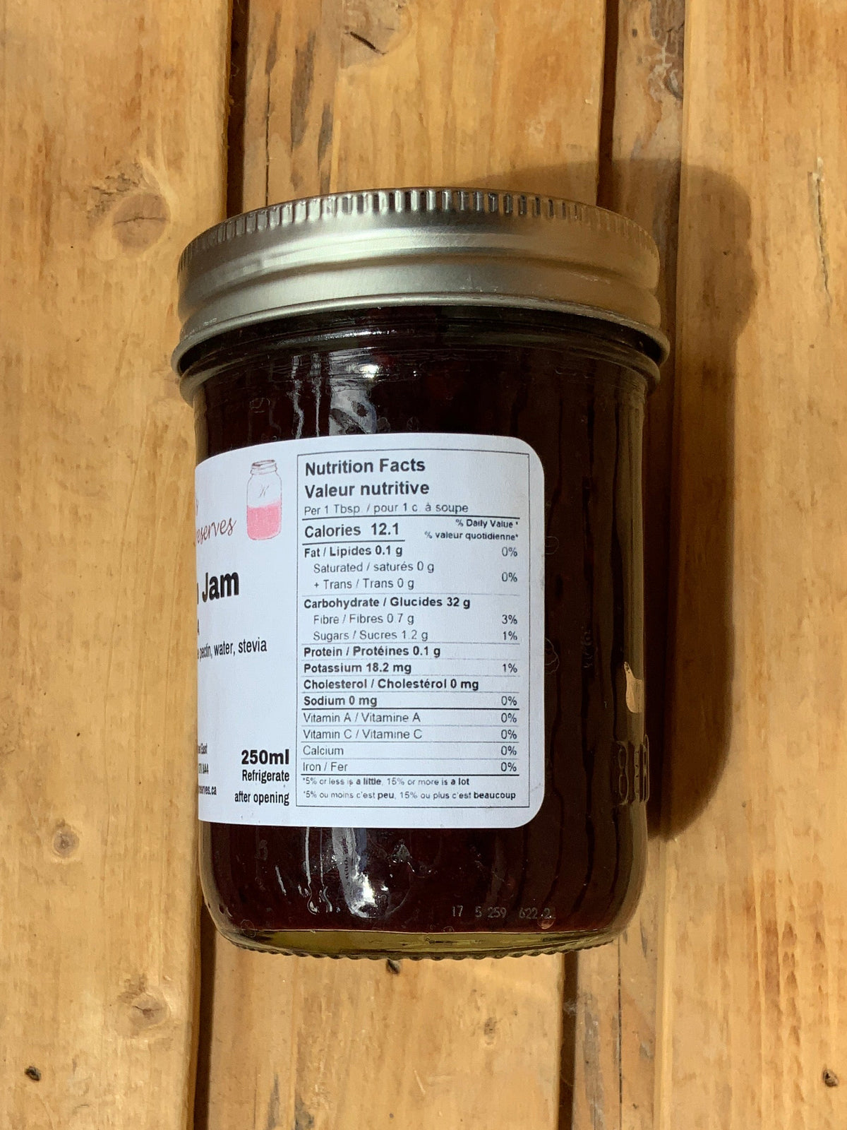 Kristen’s Preserves - Sugar Free (Stevia) - Saskatoon Jam