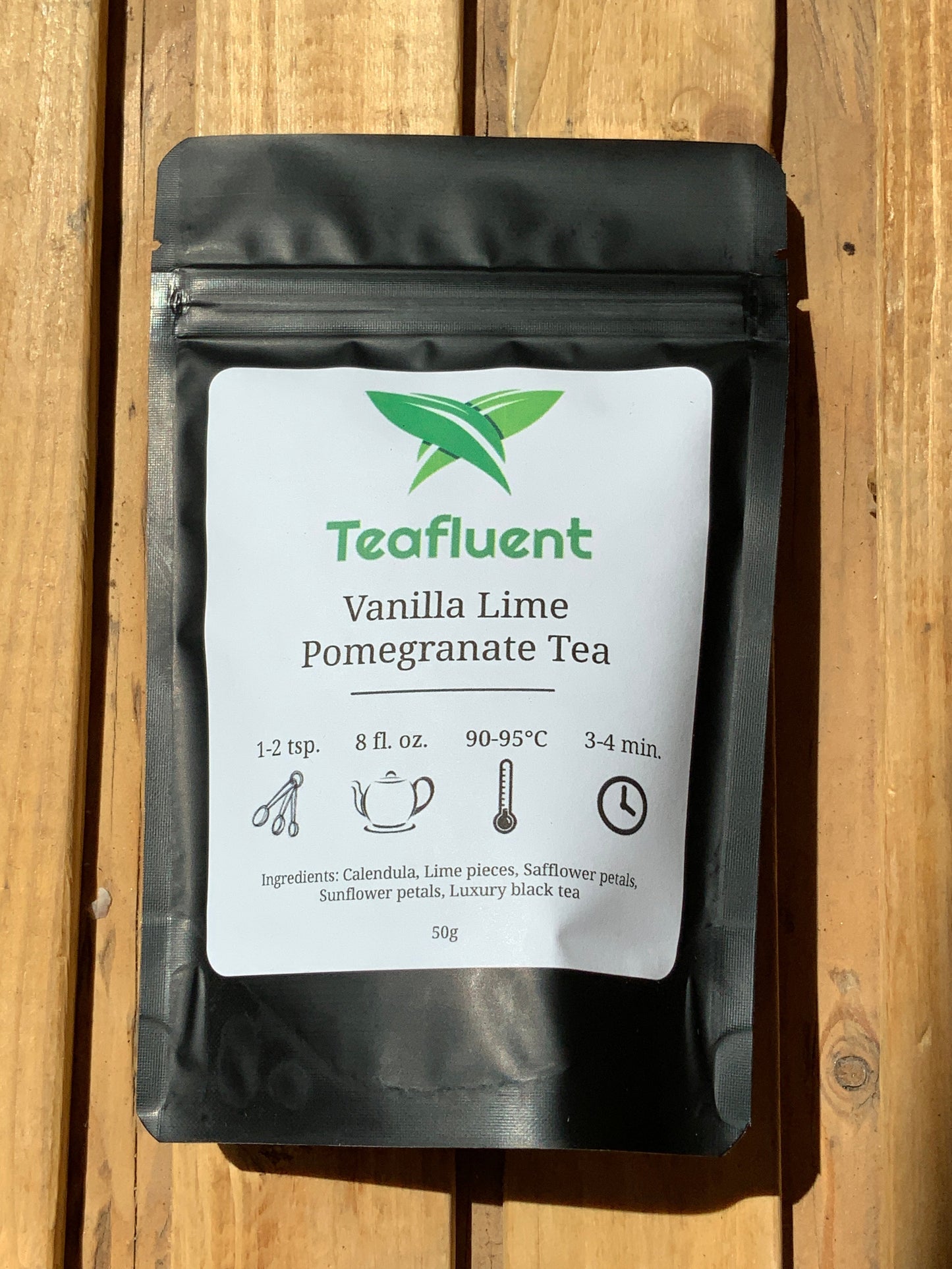 Teafluent - Vanilla Lime Pomegranate Loose Tea