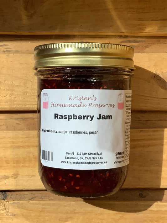 Kristen's Preserves - 250ml Jam - Raspberry