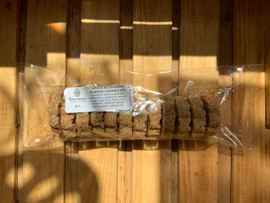 Rosemary’s Bakery - Green Buckwheat Almond Cookies