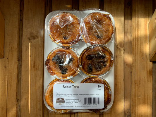 Donna's Country Kitchen - Raisin Tarts - 6/pkg