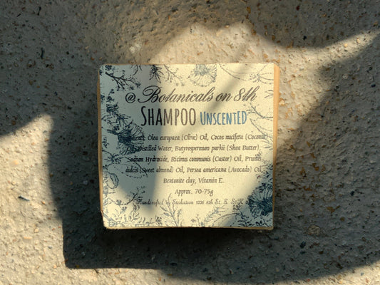 Botanicals On 8th - Shampoo Bar - Unscented